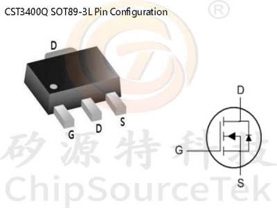 CST3400Q SOT89-3L